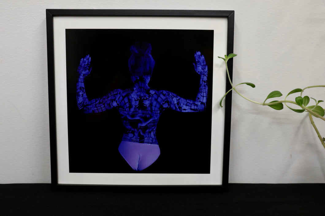 Blacklight Body Paint Photo Print - Arms Up